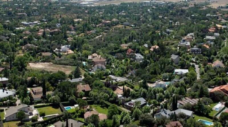 Imagen aérea de la urbanización Fuente del Fresno