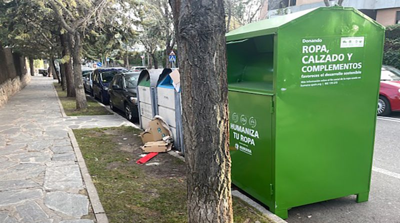 Humana coloca 60 contenedores de recogida de ropa y calzado en Alcobendas